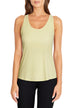 Motion Tank, front view, showing visible design features and texture of the soft knit fabric.. 