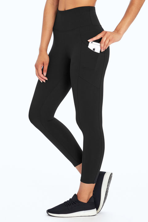 Drew Side Pocket Tummy Control Mid Calf Capri